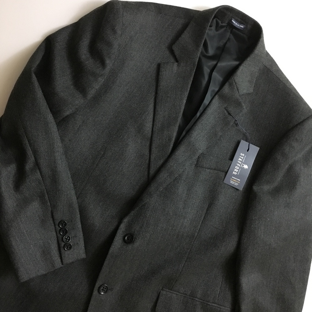 Stafford JCP merino wool classic sport jacket